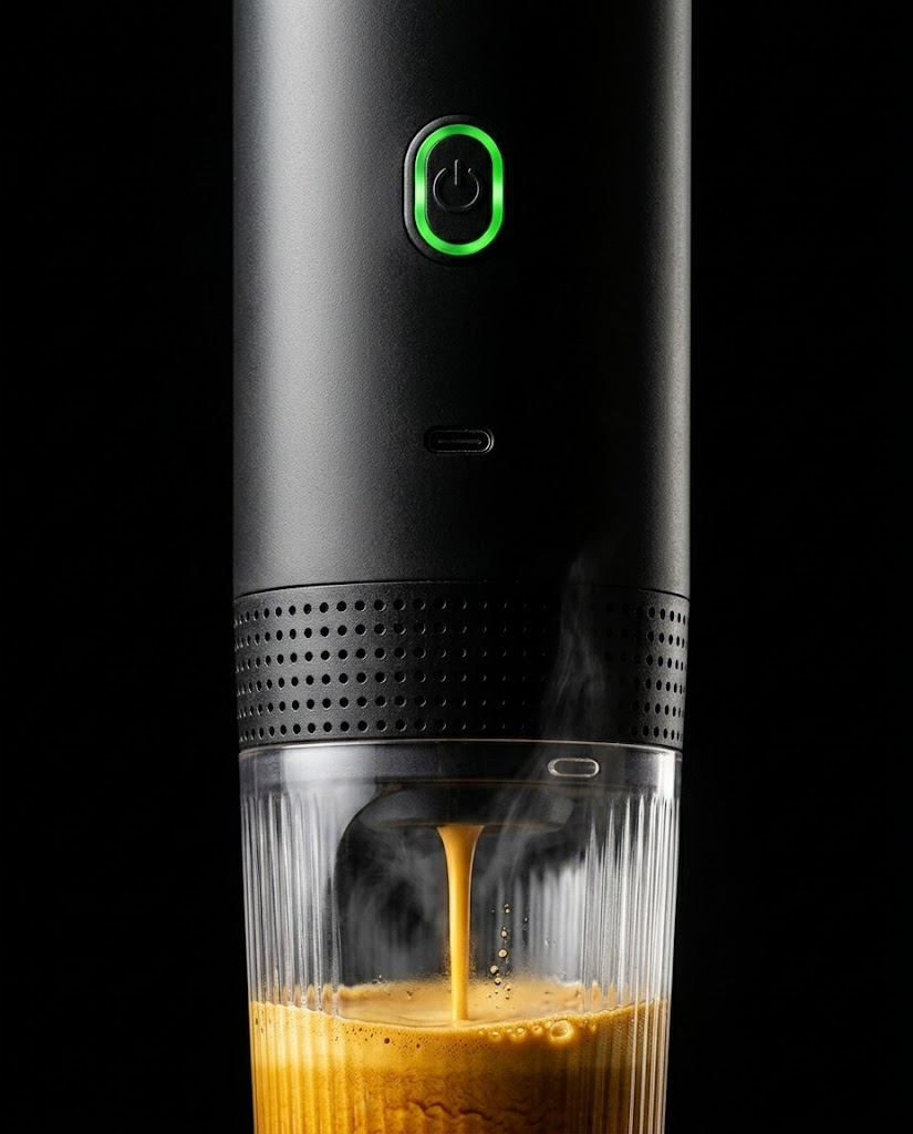 Espresso real con crema dorada